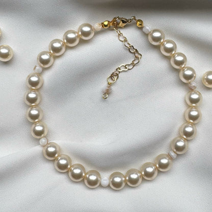 The Penny Shell Pearl - Cream